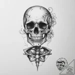 Tattoo sketch skeleton, tattoo sketch design,… – tattoo sketch (№1756609736_0, 31.08.2025 03:08) — tattoovalue.net