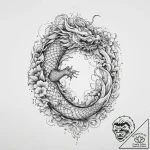 Tattoo sketch crescent moon, tattoo flash she… – tattoo sketch (№1756609940_0, 31.08.2025 03:12) — tattoovalue.net