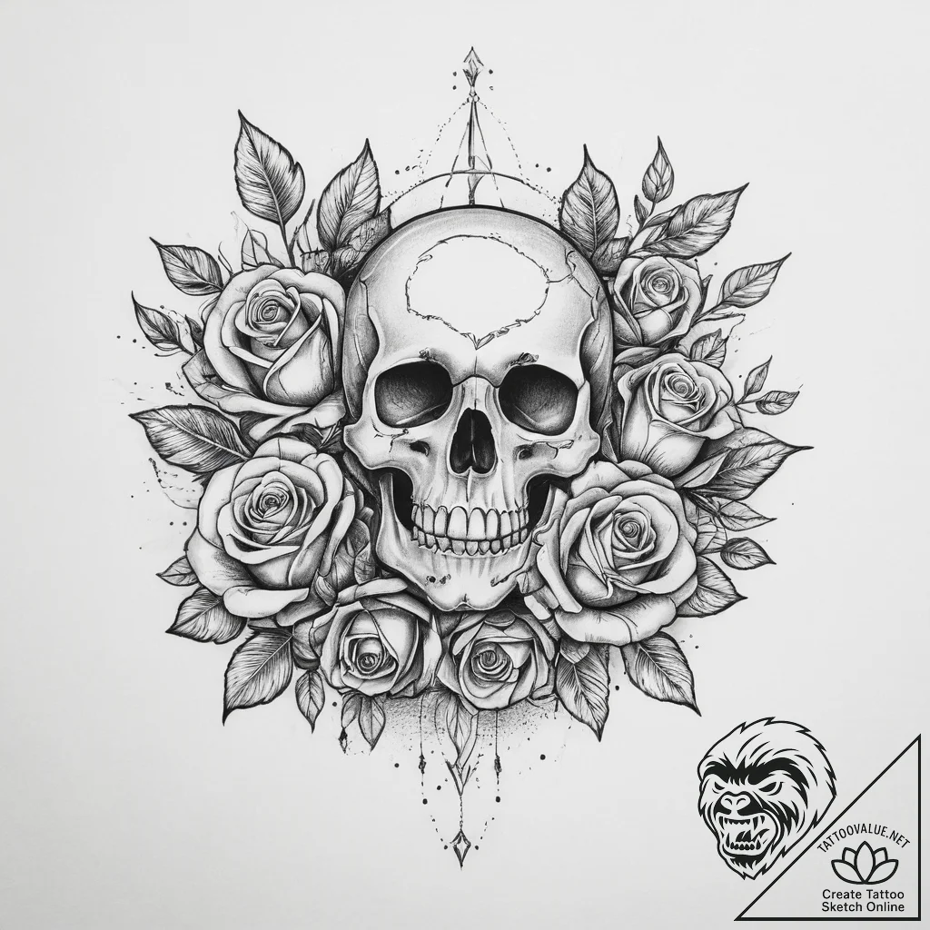 Tattoo sketch shell, tattoo flash sheet desig... - tattoo sketch (№1756610141_0, 31.08.2025 03:15) — tattoovalue.net