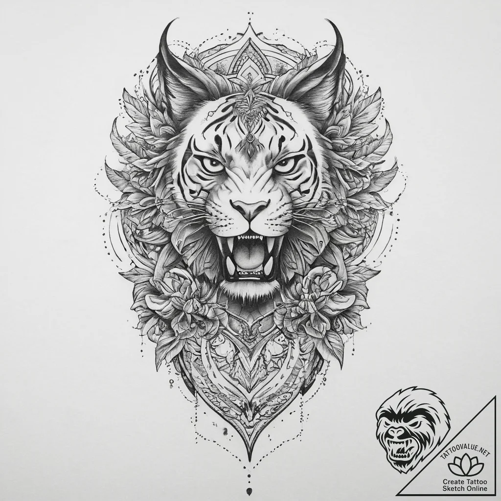 Tattoo sketch passion, artistic tattoo sketch... - tattoo sketch (№1756610340_0, 31.08.2025 03:19) — tattoovalue.net