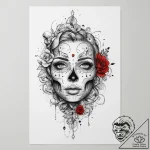 Tattoo sketch fine line tattoo, tattoo flash… – tattoo sketch (№1756613764_0, 31.08.2025 04:16) — tattoovalue.net