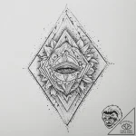 Tattoo sketch divine scene, ink illustration… – tattoo sketch (№1756613966_0, 31.08.2025 04:19) — tattoovalue.net