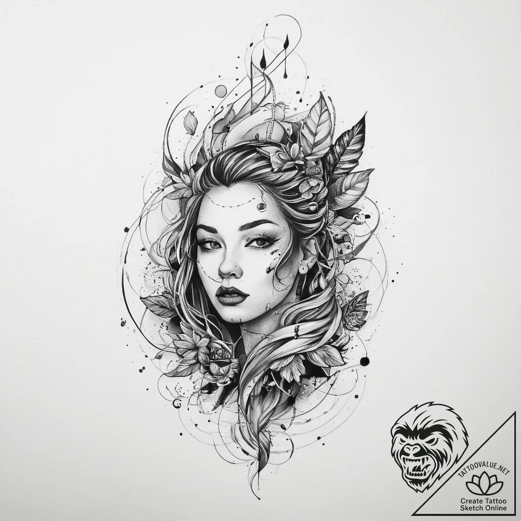 Tattoo sketch service dates, tattoo sketch de... - tattoo sketch (№1756616561_0, 31.08.2025 05:02) — tattoovalue.net