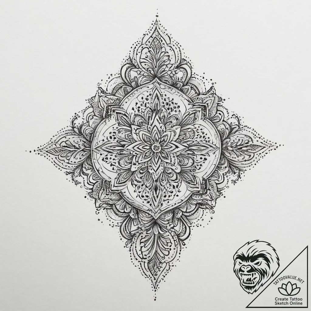 Tattoo sketch beginning, artistic tattoo sket... - tattoo sketch (№1756617561_0, 31.08.2025 05:19) — tattoovalue.net