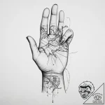 Tattoo sketch hands with a map, tattoo drawin… – tattoo sketch (№1756618160_0, 31.08.2025 05:29) — tattoovalue.net