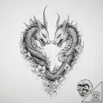 Tattoo sketch single line of two people holdi… – tattoo sketch (№1756620775_0, 31.08.2025 06:12) — tattoovalue.net