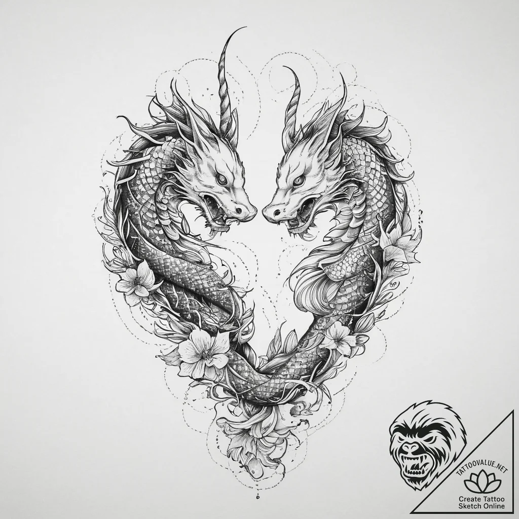 Tattoo sketch single line of two people holdi... - tattoo sketch (№1756620775_0, 31.08.2025 06:12) — tattoovalue.net