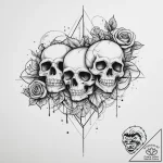 Tattoo sketch cosmic domain, ink illustration… – tattoo sketch (№1756621982_0, 31.08.2025 06:33) — tattoovalue.net