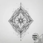 Tattoo sketch cosmic being, ink illustration… – tattoo sketch (№1756623185_0, 31.08.2025 06:53) — tattoovalue.net
