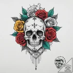 Tattoo sketch hands with a letter, tattoo lin… – tattoo sketch (№1756624789_0, 31.08.2025 07:19) — tattoovalue.net