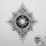 Tattoo sketch cosmic land, concept art for ta… – tattoo sketch (№1756626394_0, 31.08.2025 07:46) — tattoovalue.net