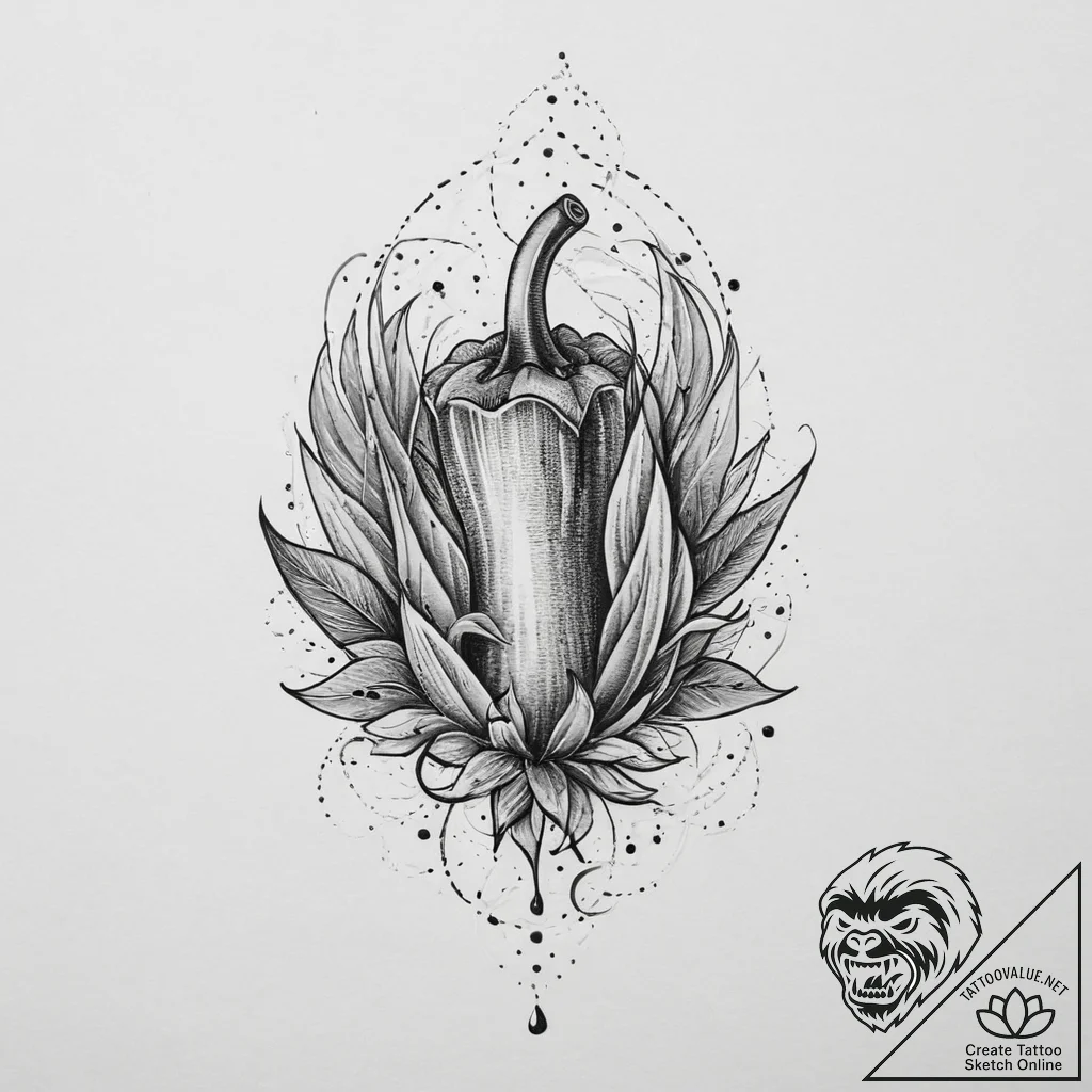 Tattoo sketch a symbolic concept, tattoo sket... - tattoo sketch (№1756629013_0, 31.08.2025 08:30) — tattoovalue.net
