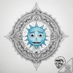 Tattoo sketch rick and morty mr. meeseeks, ar… – tattoo sketch (№1756630017_0, 31.08.2025 08:46) — tattoovalue.net