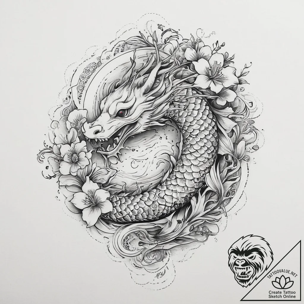 Tattoo sketch lace pattern, artistic tattoo s... - tattoo sketch (№1756630817_0, 31.08.2025 09:00) — tattoovalue.net