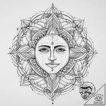 Tattoo sketch fine line of a man’s face, tatt… – tattoo sketch (№1756631828_0, 31.08.2025 09:17) — tattoovalue.net