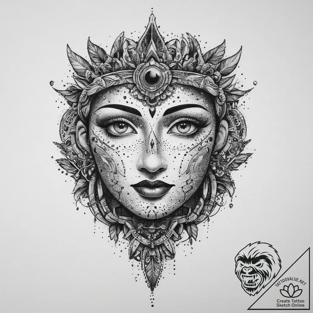 Ancient civilizations & mythology, concept ar... - tattoo sketch (№1756634635_0, 31.08.2025 10:03) — tattoovalue.net
