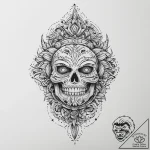 Tattoo sketch village, concept art for tattoo… – tattoo sketch (№1756637046_0, 31.08.2025 10:44) — tattoovalue.net