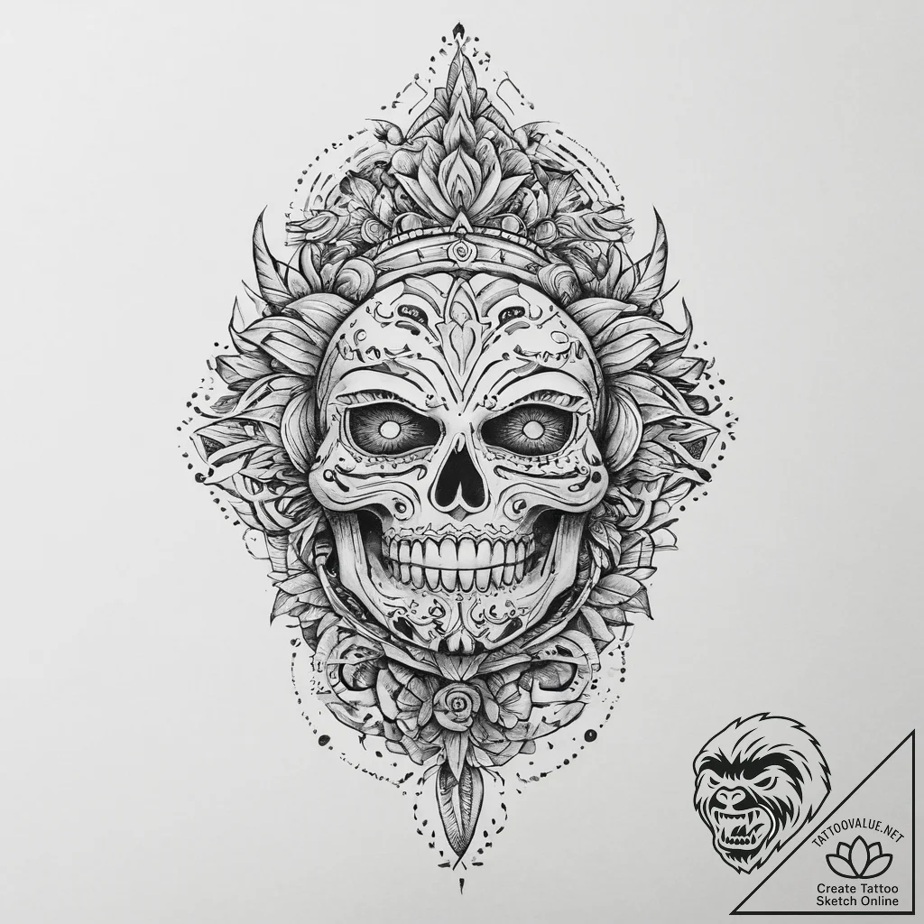 Tattoo sketch village, concept art for tattoo... - tattoo sketch (№1756637046_0, 31.08.2025 10:44) — tattoovalue.net