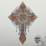 Tattoo sketch brown, ink illustration for tat… – tattoo sketch (№1756638449_0, 31.08.2025 11:07) — tattoovalue.net