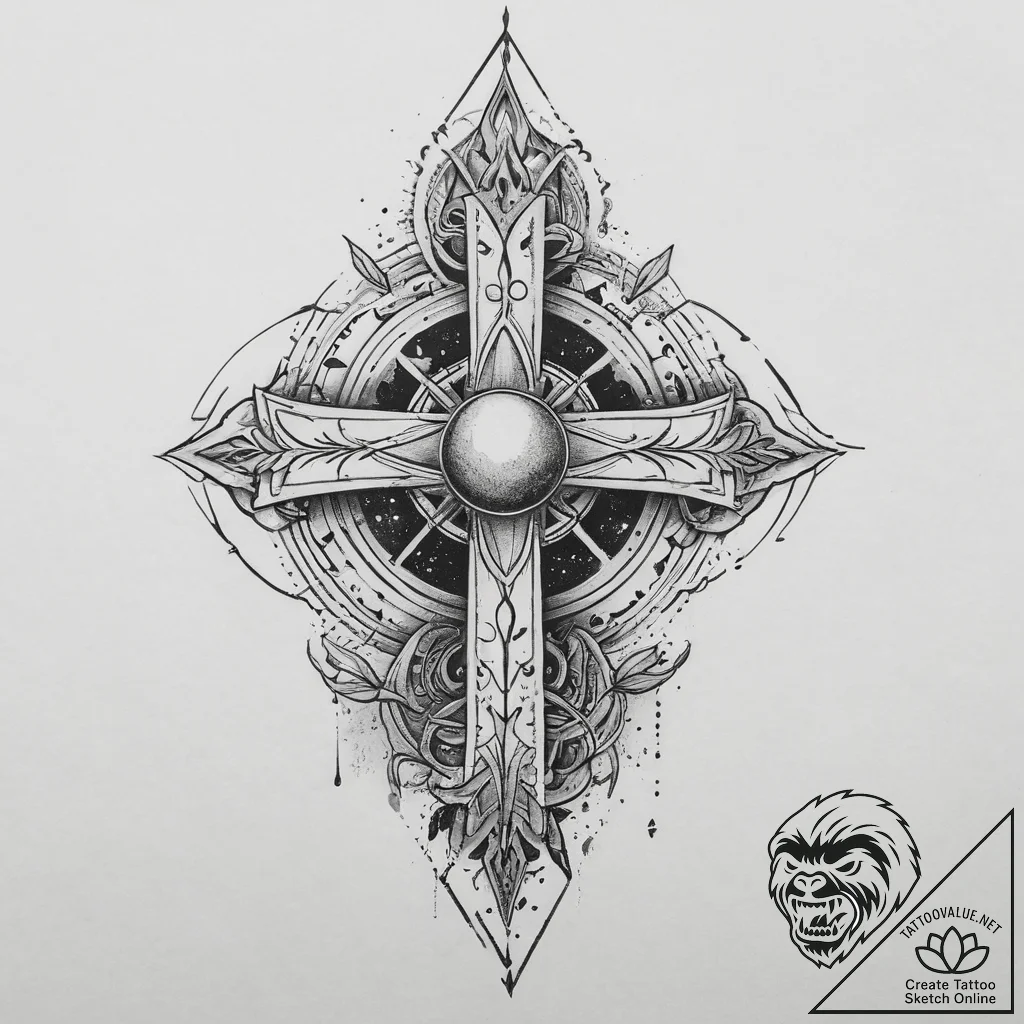 Tattoo sketch cosmic origin, tattoo flash she... - tattoo sketch (№1756639053_0, 31.08.2025 11:17) — tattoovalue.net
