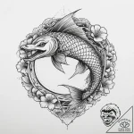 Tattoo sketch puns a barracuda that says “i’m… – tattoo sketch (№1756640656_0, 31.08.2025 11:44) — tattoovalue.net