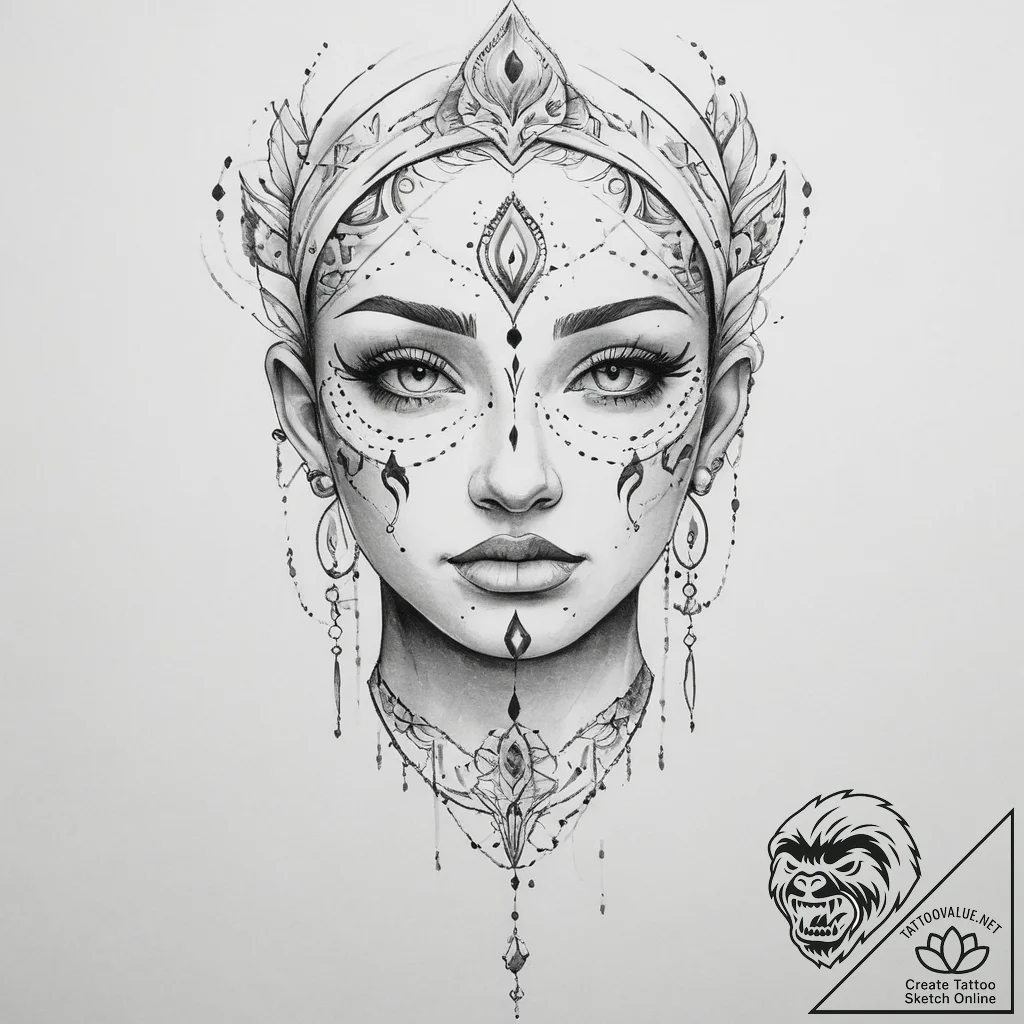 Tattoo sketch emotion - tattoo sketch (№1756641466_0, 31.08.2025 11:57) — tattoovalue.net