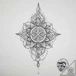 Tattoo sketch divine self, concept art for ta… – tattoo sketch (№1756642268_0, 31.08.2025 12:11) — tattoovalue.net