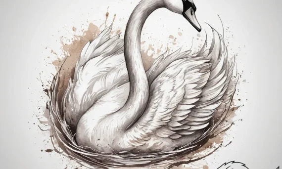 Tattoo sketch swan tattoo, tattoo drawing out... - tattoo sketch (№1756642669_0, 31.08.2025 12:17) — tattoovalue.net