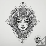 Tattoo sketch makeup tattoo, tattoo flash she… – tattoo sketch (№1756643670_0, 31.08.2025 12:34) — tattoovalue.net