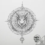 Tattoo sketch hands with a zodiac – tattoo sketch (№1756643872_0, 31.08.2025 12:37) — tattoovalue.net