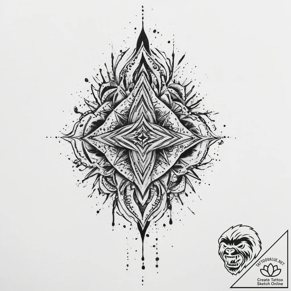 Tattoo sketch desire, artistic tattoo sketch,... - tattoo sketch (№1756645078_0, 31.08.2025 12:57) — tattoovalue.net