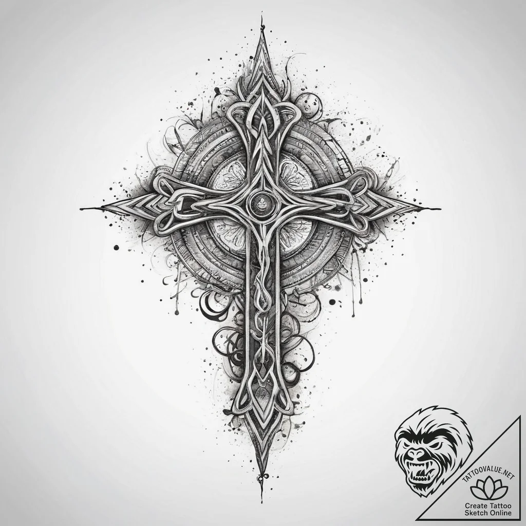 Tattoo sketch mystical land, tattoo sketch de... - tattoo sketch (№1756647087_0, 31.08.2025 13:31) — tattoovalue.net