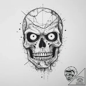 Tattoo sketch зомби, tattoo drawing outline,… – tattoo sketch (№1756647290_0, 31.08.2025 13:34) — tattoovalue.net