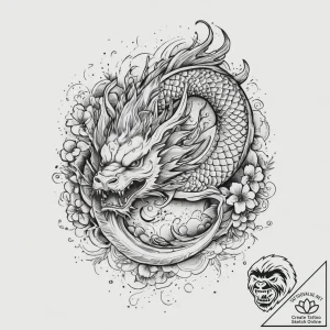 Tattoo sketch remora, tattoo flash sheet desi… – tattoo sketch (№1756649296_0, 31.08.2025 14:08) — tattoovalue.net