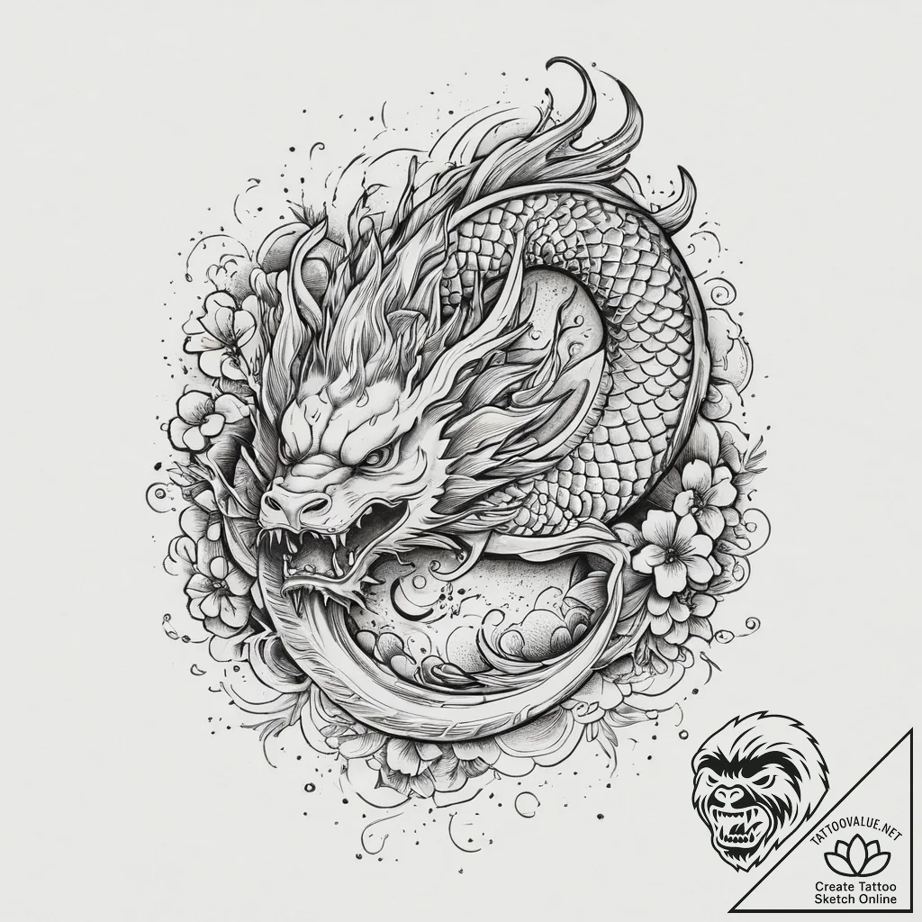 Tattoo sketch remora, tattoo flash sheet desi... - tattoo sketch (№1756649296_0, 31.08.2025 14:08) — tattoovalue.net