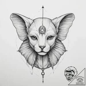 Tattoo sketch sphinx, ink illustration for ta… – tattoo sketch (№1756649702_0, 31.08.2025 14:15) — tattoovalue.net