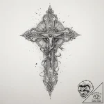 Tattoo sketch blessed realm, concept art for… – tattoo sketch (№1756650307_0, 31.08.2025 14:25) — tattoovalue.net