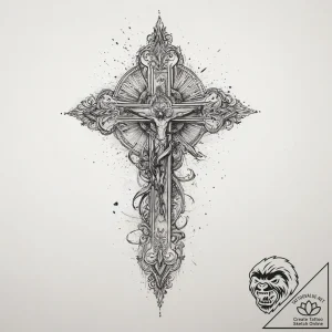 Tattoo sketch blessed realm, concept art for… – tattoo sketch (№1756650307_0, 31.08.2025 14:25) — tattoovalue.net
