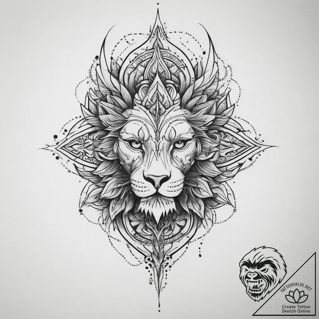 Tattoo sketch bronze, ink illustration for ta... - tattoo sketch (№1756653922_0, 31.08.2025 15:25) — tattoovalue.net