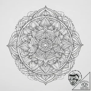 Tattoo sketch cosmic realm, ink illustration… – tattoo sketch (№1756654122_0, 31.08.2025 15:28) — tattoovalue.net