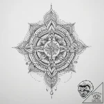 Tattoo sketch spiritual scene – tattoo sketch (№1756654321_0, 31.08.2025 15:32) — tattoovalue.net