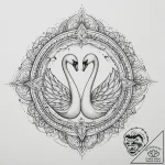 Tattoo sketch swan tattoo, tattoo flash sheet… – tattoo sketch (№1756657745_0, 31.08.2025 16:29) — tattoovalue.net