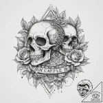 Tattoo sketch puns a crappie that says “i’m a… – tattoo sketch (№1756658936_0, 31.08.2025 16:48) — tattoovalue.net