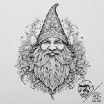 Tattoo sketch gnome, tattoo flash sheet desig… – tattoo sketch (№1756659943_0, 31.08.2025 17:05) — tattoovalue.net