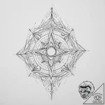 Tattoo sketch cosmic representation, concept… – tattoo sketch (№1756661347_0, 31.08.2025 17:29) — tattoovalue.net
