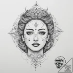Tattoo sketch queen tattoo, tattoo line art,… – tattoo sketch (№1756661943_0, 31.08.2025 17:39) — tattoovalue.net