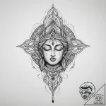 Tattoo sketch spiritual fount – tattoo sketch (№1756662352_0, 31.08.2025 17:45) — tattoovalue.net