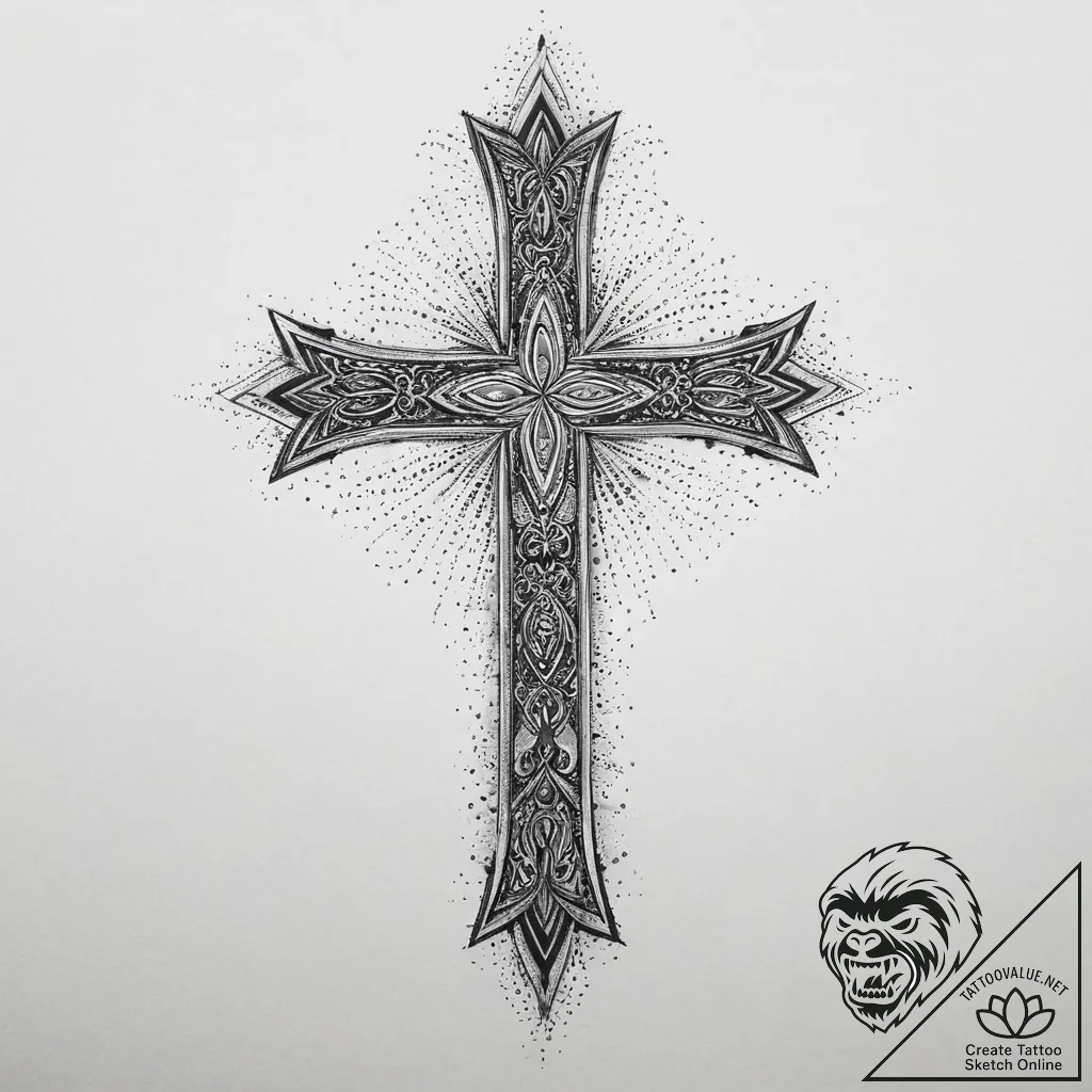 Tattoo sketch mystical representation, concep... - tattoo sketch (№1756664347_0, 31.08.2025 18:19) — tattoovalue.net