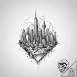 Tattoo sketch city – tattoo sketch (№1756666127_0, 31.08.2025 18:48) — tattoovalue.net