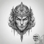 Tattoo sketch heroic quest – tattoo sketch (№1756666328_0, 31.08.2025 18:52) — tattoovalue.net